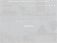 Tablet Screenshot of heaveninearth.com.au